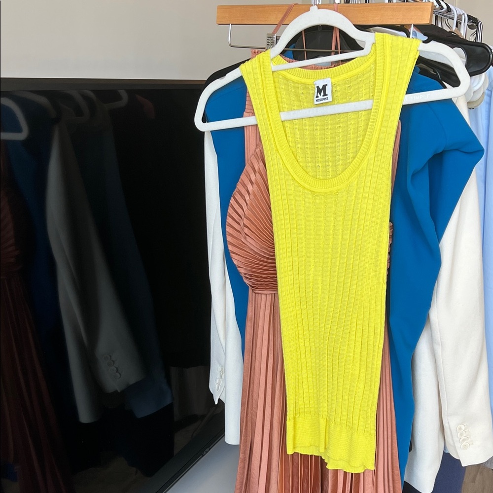 Missoni Yellow Tank Top